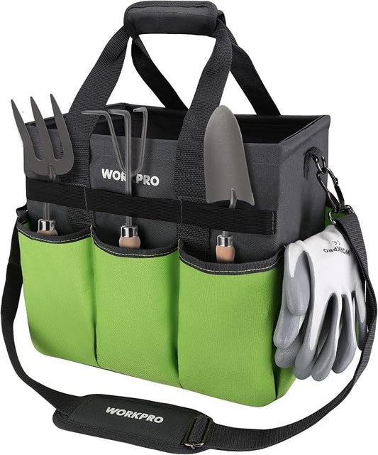 WORKPRO Garden Tool Bag Organizer, Heavy Duty Gardening Tote Bag by WORKPRO