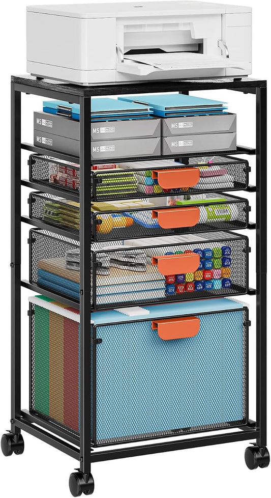 Marbrasse Rolling File Cart by Marbrasse