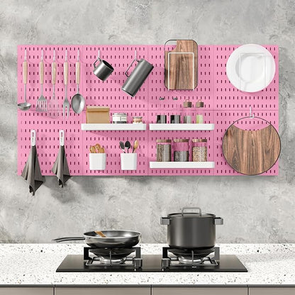 Pegboard Combination Kit, 25.2" x 25.2" Wall Mounted Storage Set - Image 3