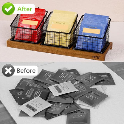 HTB Tea Organizer for Tea Bags, Tea Bag Holder - Image 4