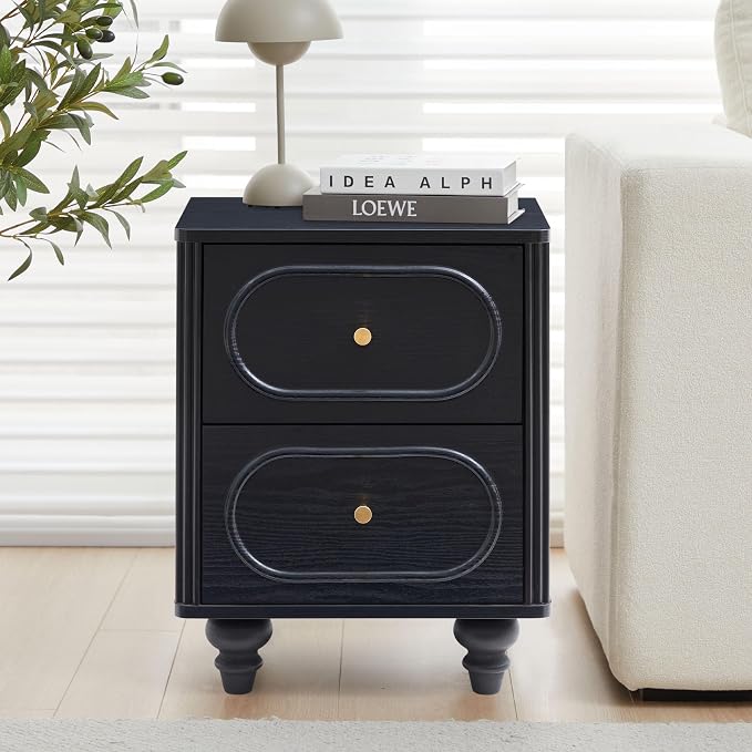 2 Drawer Fluted Mini Small Dresser - Image 4