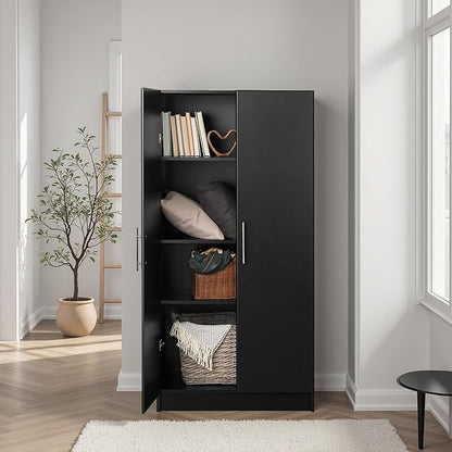 Prepac Elite Tall Garage Storage Cabinet & Pantry Storage Cupboard, 2-Door - Image 2