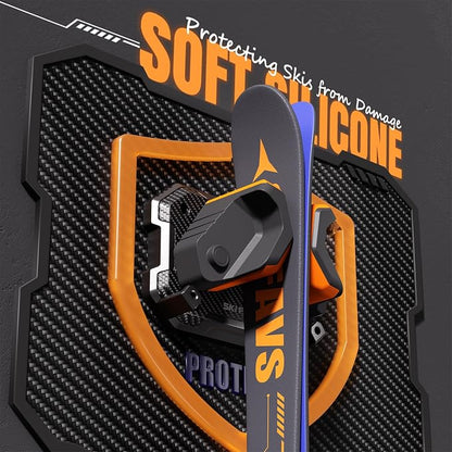 Ski & Snowboard Wall Rack for Garage Wall Fits Any Ski/board, Ski Wall Mount - Image 6