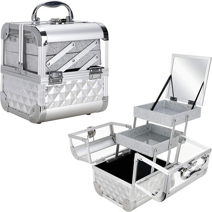 Ver Beauty Makeup Box Cosmetic Train Case by VerBeauty