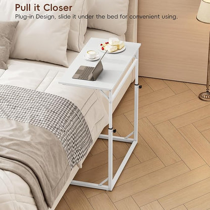 Vagusicc C Shaped End Table, Tall Side Table - Image 8
