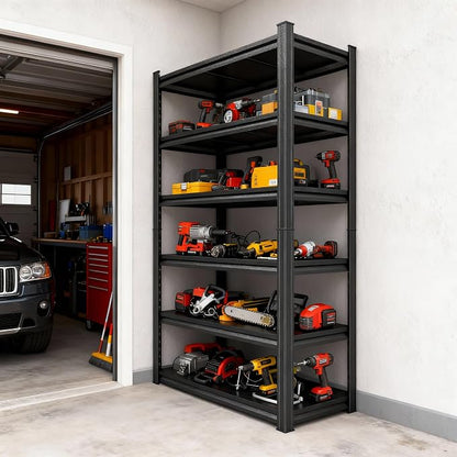 Garage Storage Shelves, 5 Tier Shelving Unit, 40 inch Wide, 18” Deep, 78” Tall - Image 5