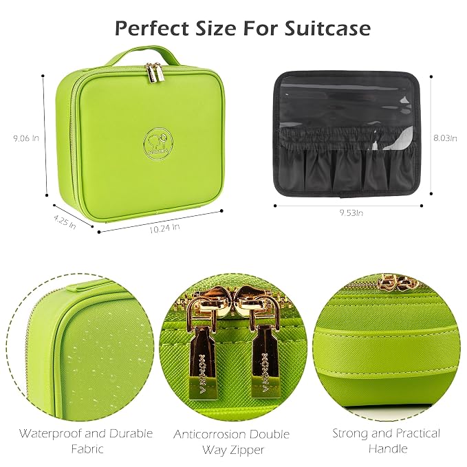 MOMIRA Travel Makeup Bag Cosmetic Bag Makeup Organizer Bag - Image 2