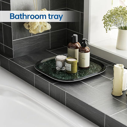 Vanity Decorative Tray, Bathroom Tray Countertop Organizer - Image 5