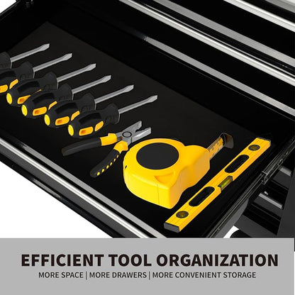 7-Drawer Heavy-Duty Rolling Tool Chest Cabinet - Image 5