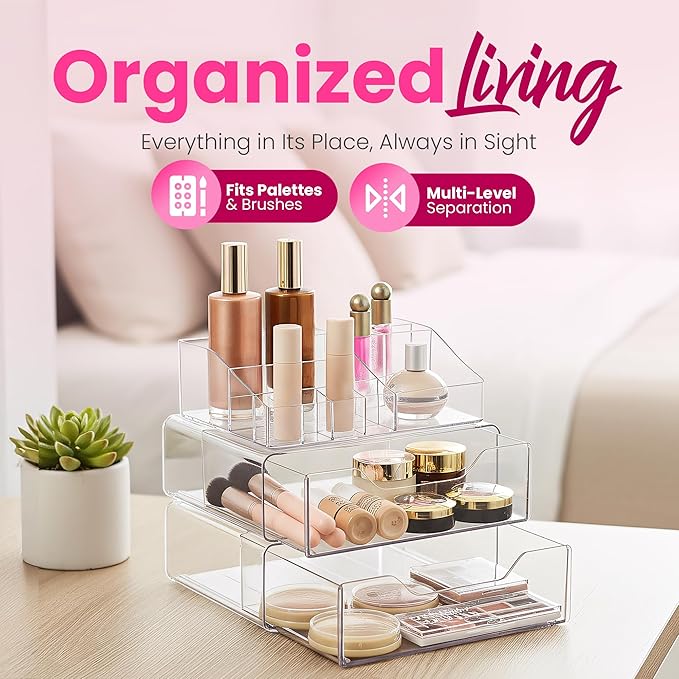 Clear Makeup Organizer - Image 4
