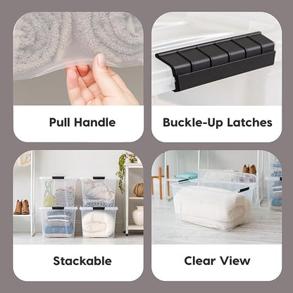 IRIS USA 72 QT Plastic Storage Box - Image 3