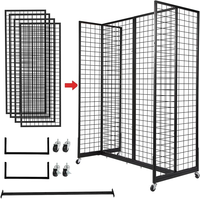 Grid Gondola Unit, Gridwall Display Stand - Image 5