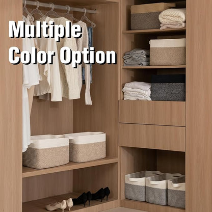 OIAHOMY 3 Pack Storage Baskets for Organizing, Woven Basket - Image 7