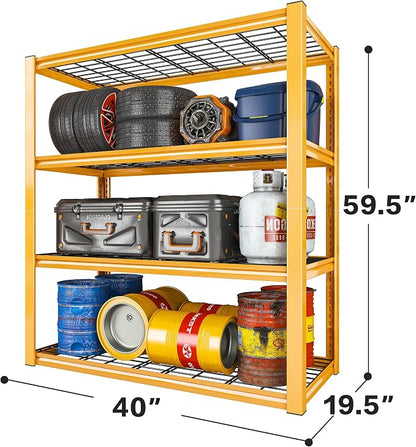 REIBII 40" W Garage Shelving 2240 LBS Storage Shelves Heavy Duty Metal Shelving - Image 3