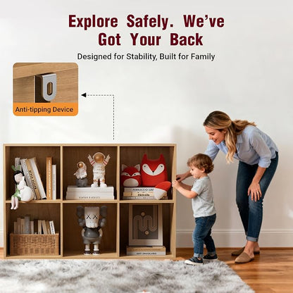 Book Shelf, Wooden Cube Storage Organizer - Image 4