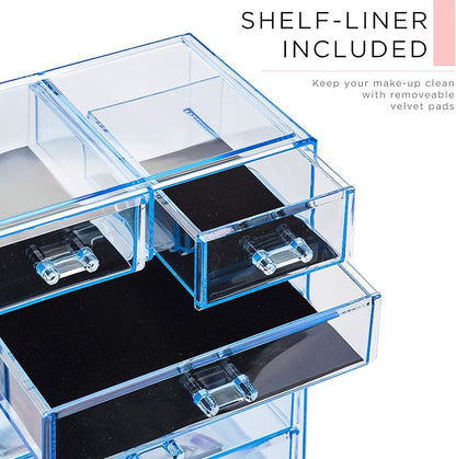 Sorbus Clear Cosmetic Makeup Organizer - Image 6
