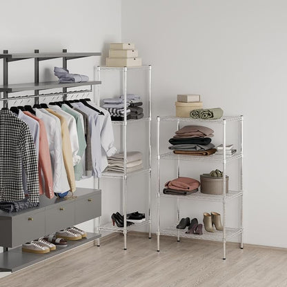 21" Deep x 30" Wide x 54" Height Wire Shelving Kit | 4-Tier | NSF Commercial - Image 7