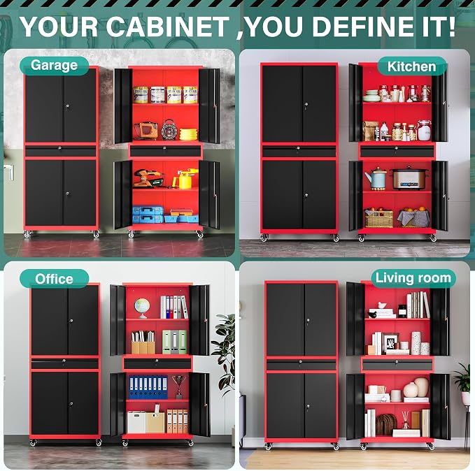 SISESOL Metal Storage Cabinet - Image 5
