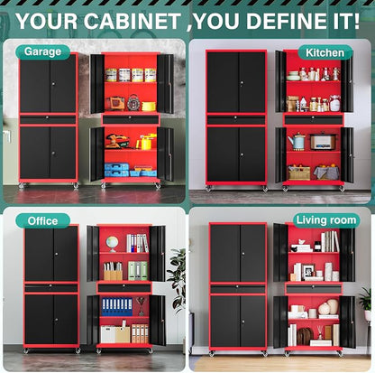 SISESOL Metal Storage Cabinet - Image 5