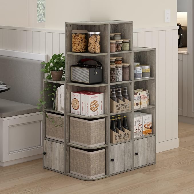 Furinno LUDER Book Shelf, 5-Tier Modern Bookshelf, Bookcase - Image 2