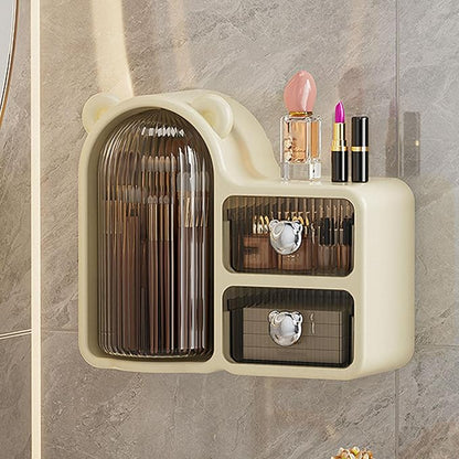 Makeup Organizer, Large Capacity Cosmetic Display Case - Image 9