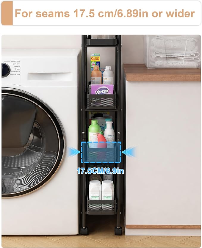UMDONX Slim Storage Cart 4 Tier - Image 5