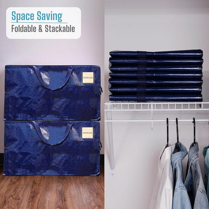 VENO 6 Pack Moving Bags and Large Christmas Decoration Storage Bins - Image 8
