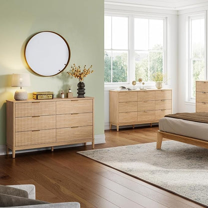 LINSY Fluted Dresser for Bedroom - Image 8