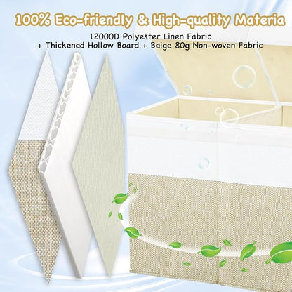 Large Toy Box Chest, Toy Storage Organizer, Storage Bins - Image 6