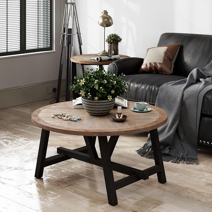 Rustic Farmhouse Coffee Table - Image 8