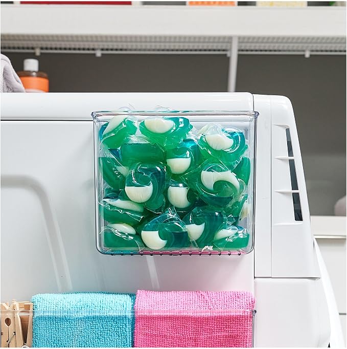 iDesign Magnetic Small Clear Plastic Organizer Bins - Image 6