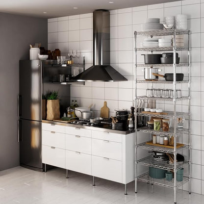 18" Deep x 24" Wide x 86" Height Wire Shelving Kit | 10-Tier | NSF Commercial - Image 6