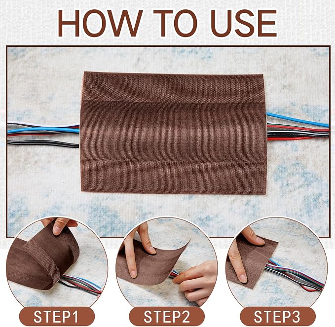 WILLBOND Carpet Cord Cover Cable Protector Floor Cover Cable Protector - Image 7