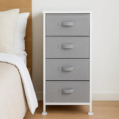 Amazon Basics Fabric 4-Drawer Storage Organizer Unit by AmazonBasics