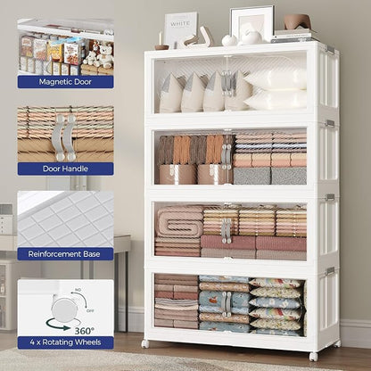 480QT Extra Large Stackable Storage Bins - Image 7
