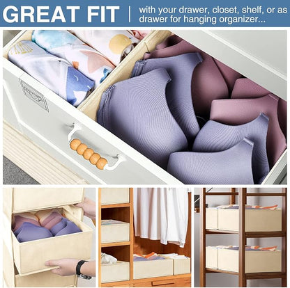 Criusia Drawer Organizer Clothes 12 Pack, Dresser Organizer - Image 4