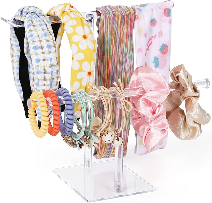 Headband Holder Scrunchie Holders Acrylic, Headband Display Stand, Scrunchie by Suneerplay