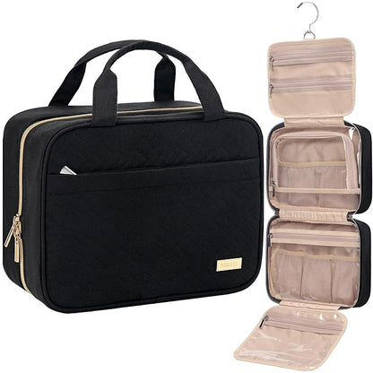 NISHEL Travel Toiletry Bag for women, Portable Hanging Organizer for by NISHEL