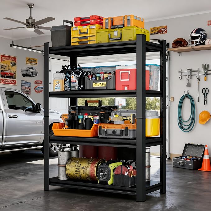 39.4" W Garage Shelving Heavy Duty Metal Shelving 2400LBS Storage Shelves by KILISTEELS
