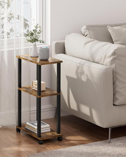 TUTOTAK Small Side Table, Narrow End Table, Bedside Table, Couch Side Table - Image 4