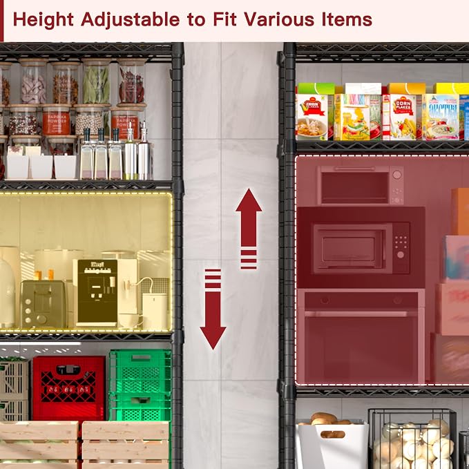 PrimeZone 6 Tier Wire Shelving - Image 6