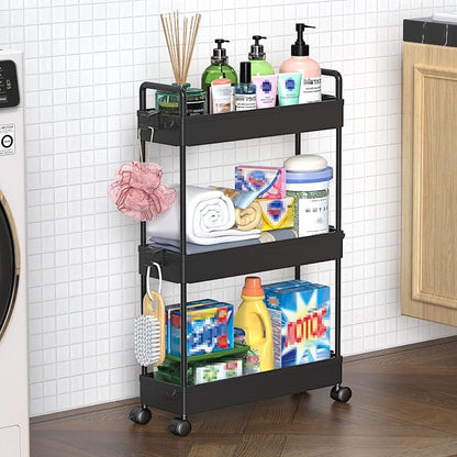 SOLEJAZZ Slim Rolling Storage Cart by SOLEJAZZ