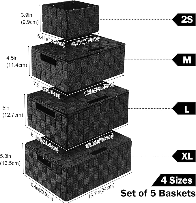 Storage Bins Baskets for Organizing - Image 2
