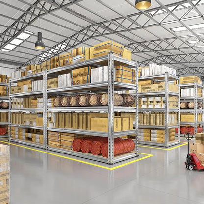 REIBII Garage Shelving, 5 Tier Storage Shelves Load 3000LBS, Adjustable Garage - Image 7