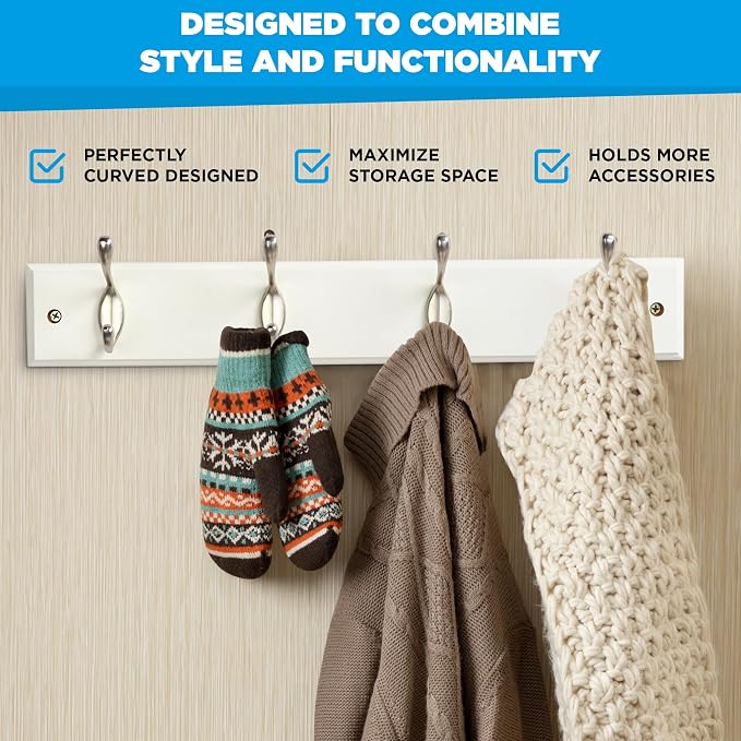 GlazieVault Coat Hooks Wall Mounted - Image 3