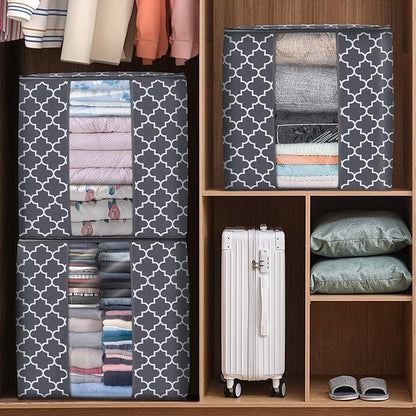 WISELIFE Storage Bags Large Blanket Clothes Organization and Storage Containers - Image 4