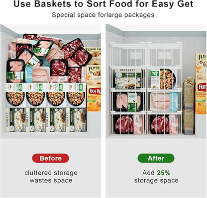 Freezer Storage Organize Baskets - Image 4