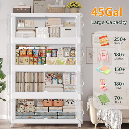 900QT Extra Large Stackable Storage Bins - Image 5