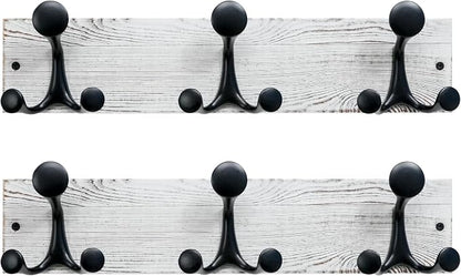 SKOLOO 17-Inch Wood Coat Rack Wall Mount by SKOLOO