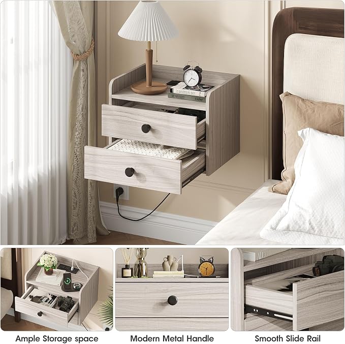 Floating Nightstand Set of 2 - Image 5